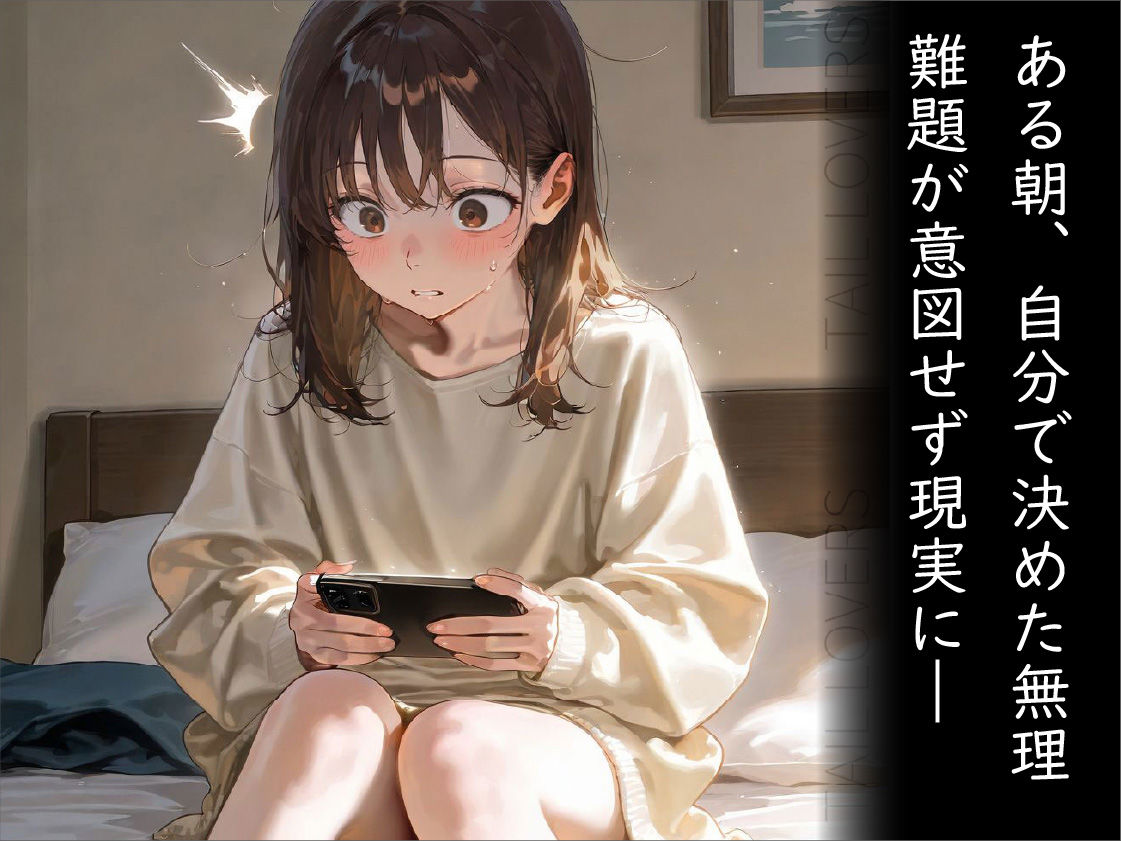 サンプル画像2:24時間ラバー配信チャレンジ〜スパチャに溺れた女子大生〜(TAIL LOVERS) [d_642693]