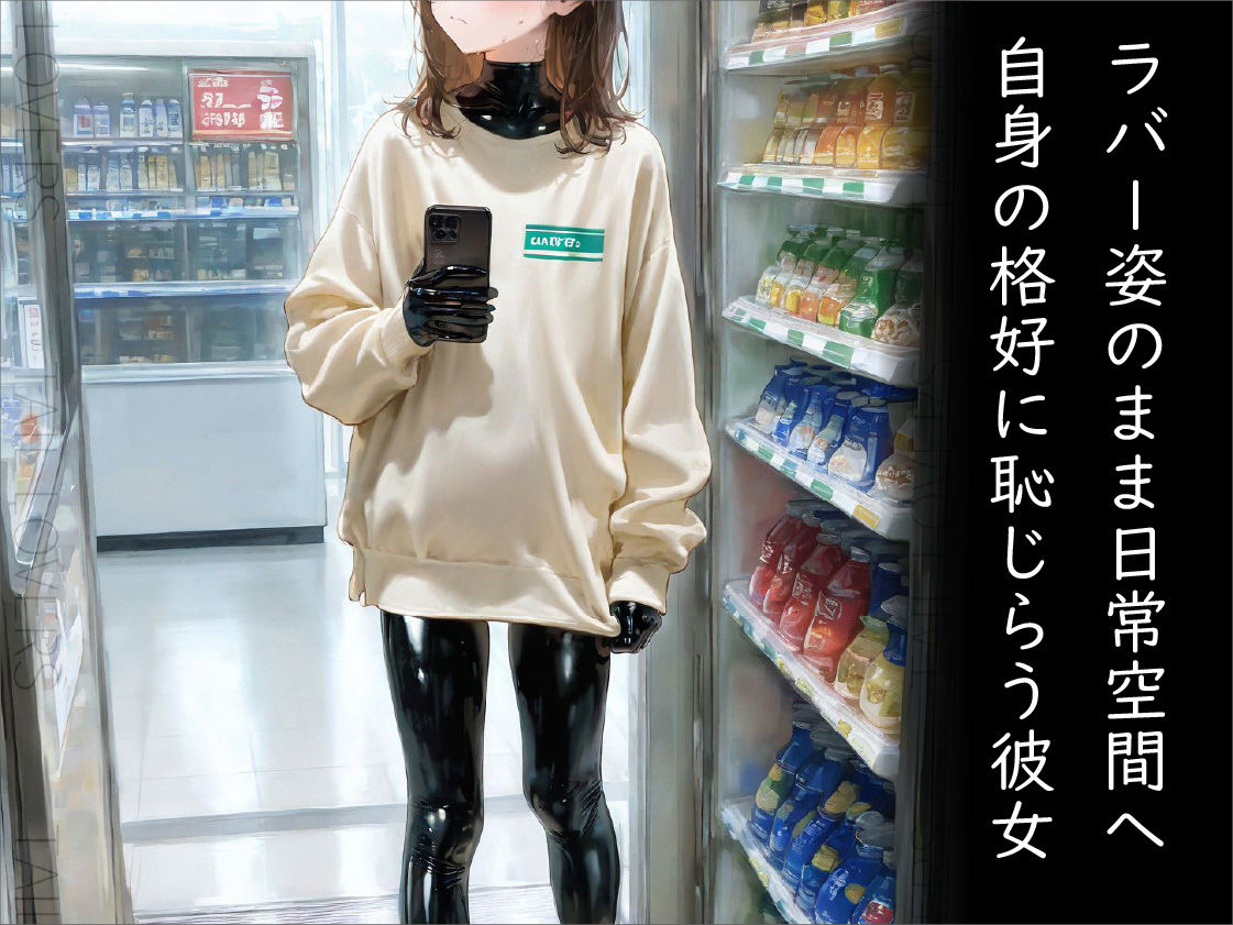 サンプル画像5:24時間ラバー配信チャレンジ〜スパチャに溺れた女子大生〜(TAIL LOVERS) [d_642693]