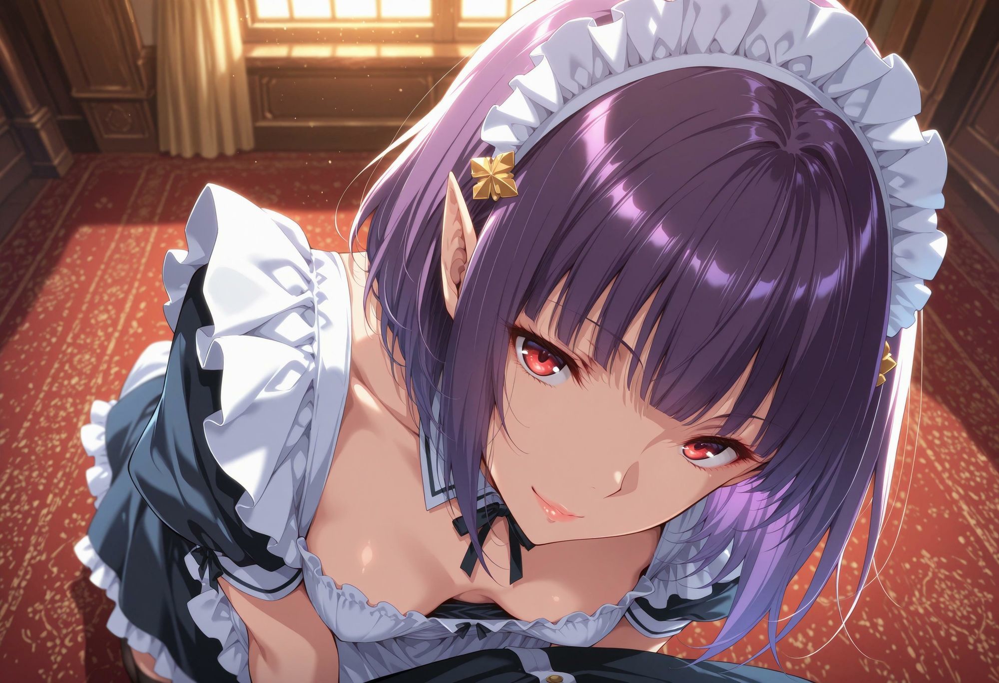 サンプル画像2:エルフのメイドさんからの熱烈ご奉仕！6(ブービータン) [d_642698]