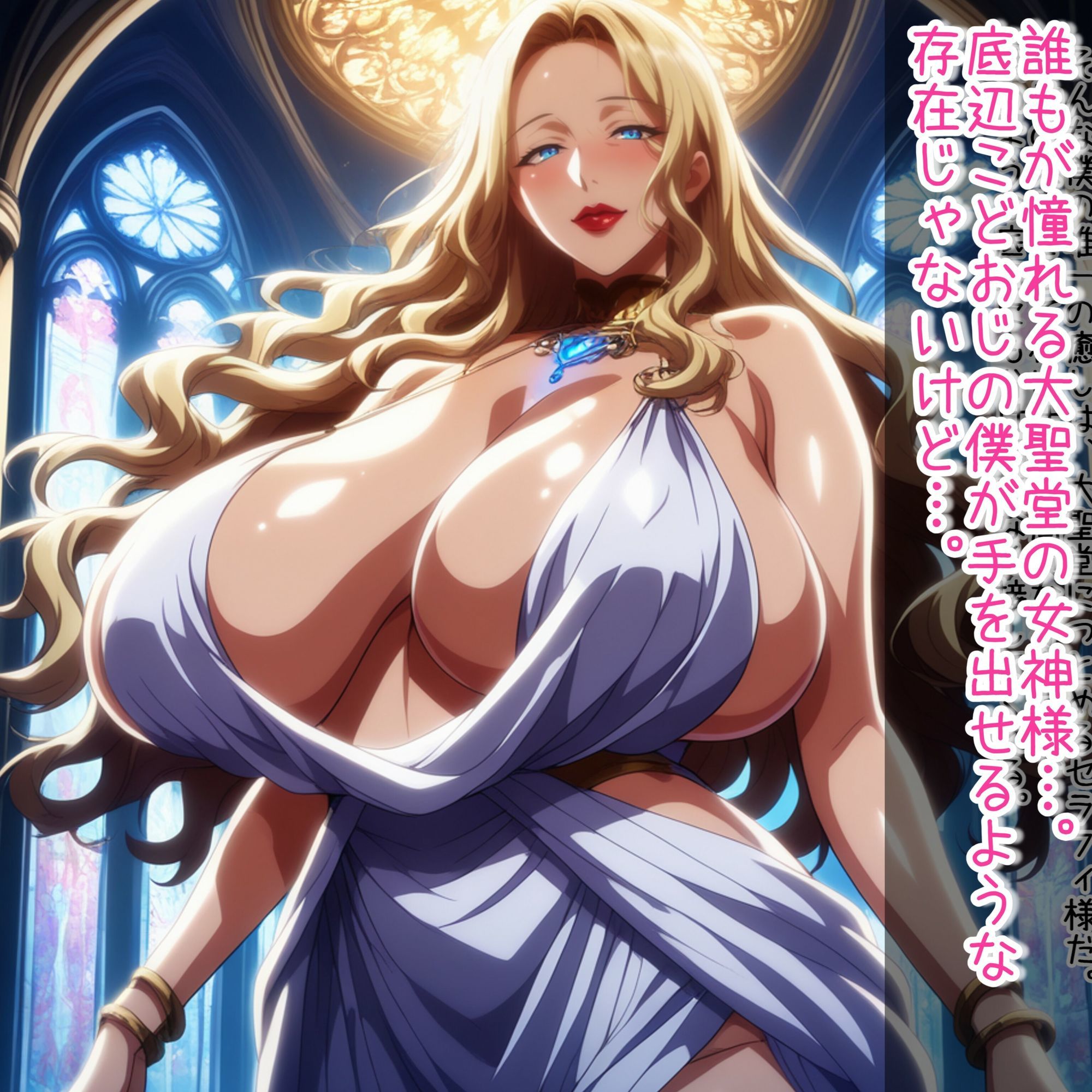 ムチムチ爆乳女神様とその従者をア〇リで私物化からの僕専用肉オナホにして好き放題する 画像1