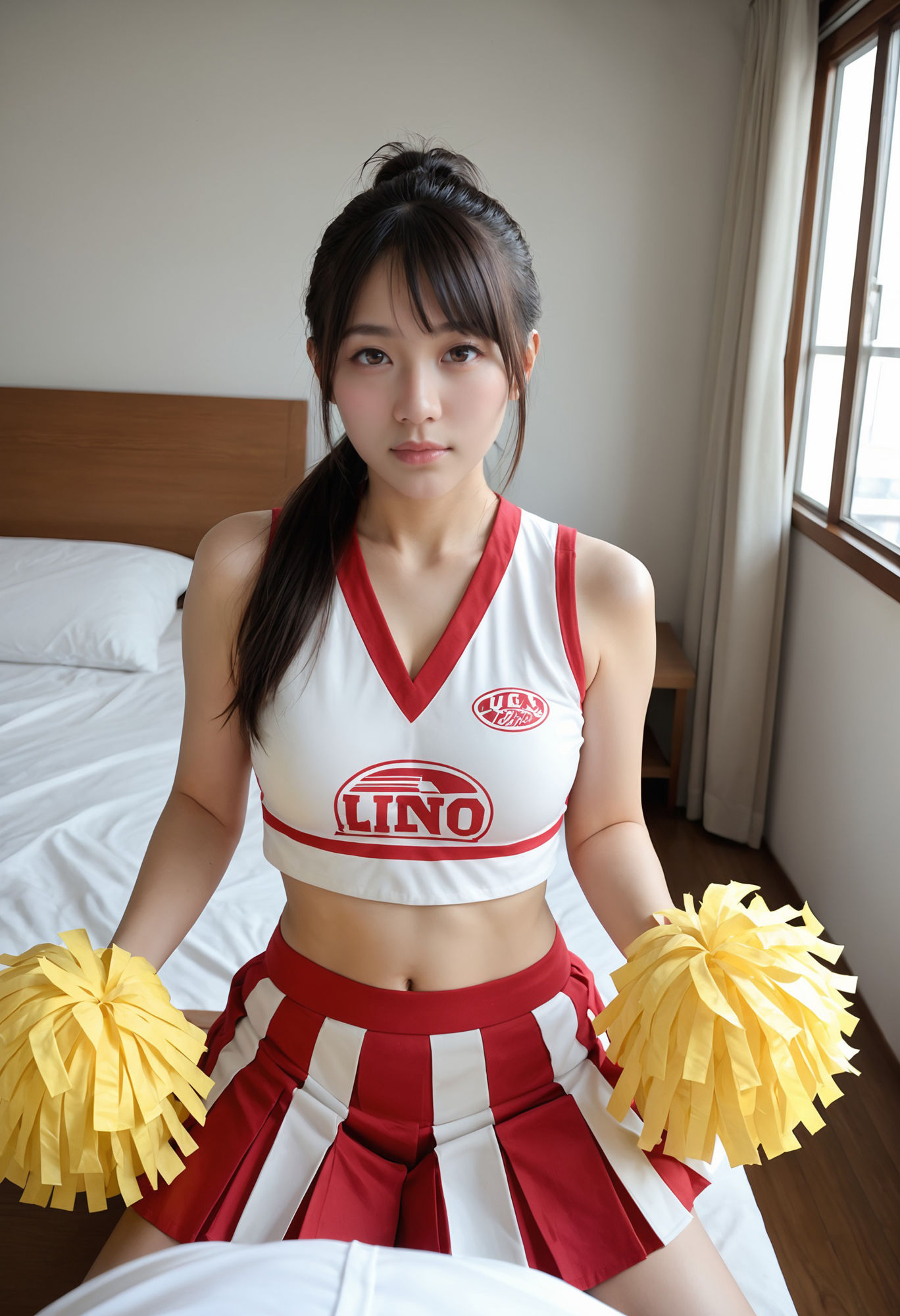 俺専属のチアガールが俺の自宅で寝顔を見れるとは 画像5