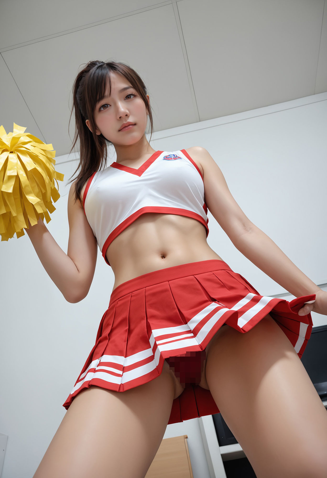 俺専属のチアガールが俺の自宅で寝顔を見れるとは 画像6