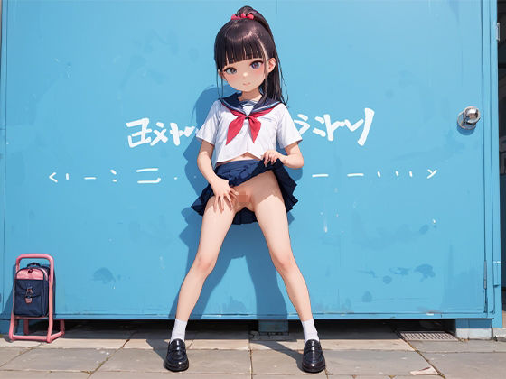 ポニーテールとセーラ服の掛け算 サンプル画像 6