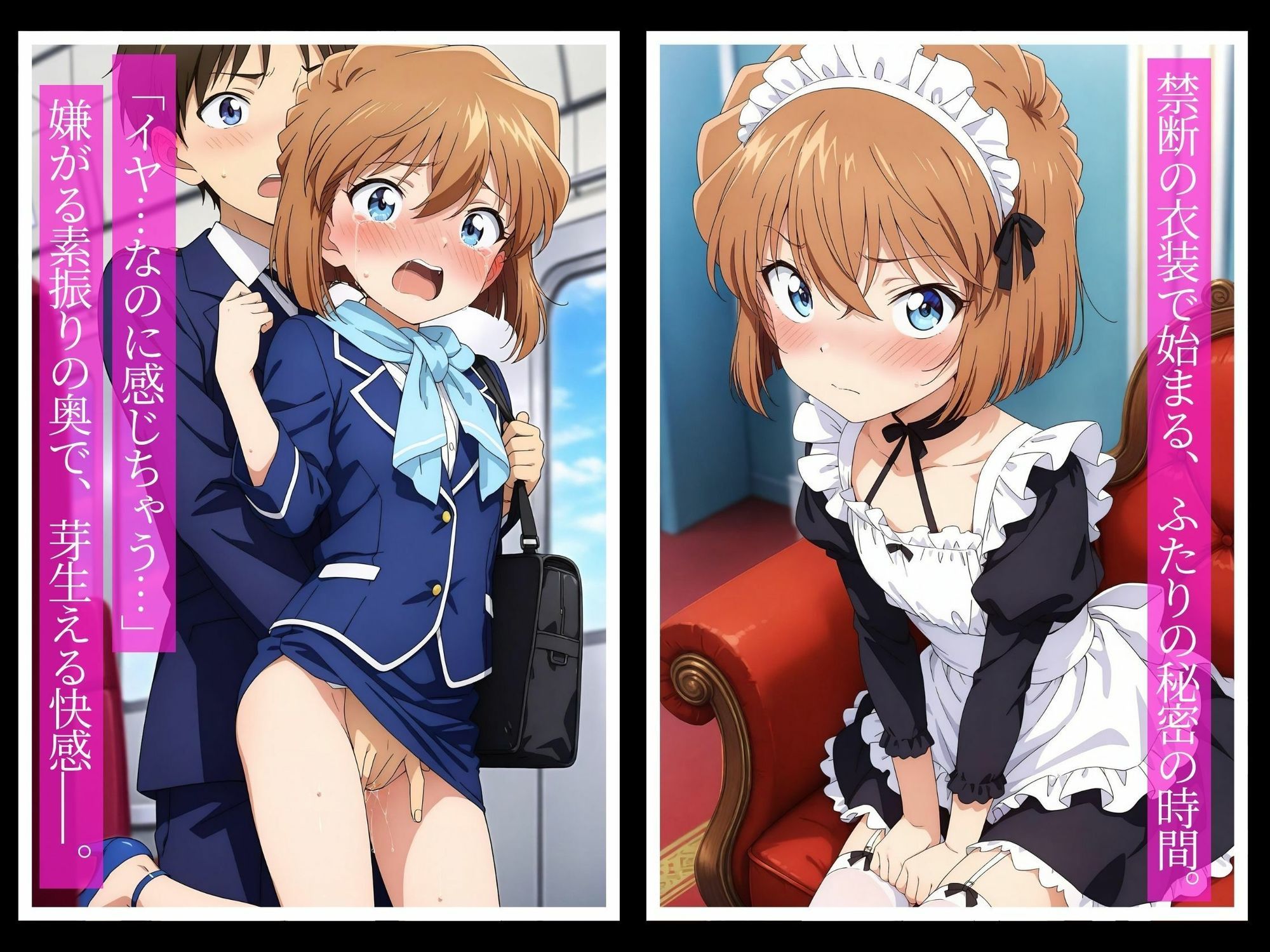 サンプル画像2:快感コスプレ部屋〜嫌がる彼女に着せてヤったら、何度もイッた〜 灰◯哀編(堕コスヒロインズ♪) [d_643004]