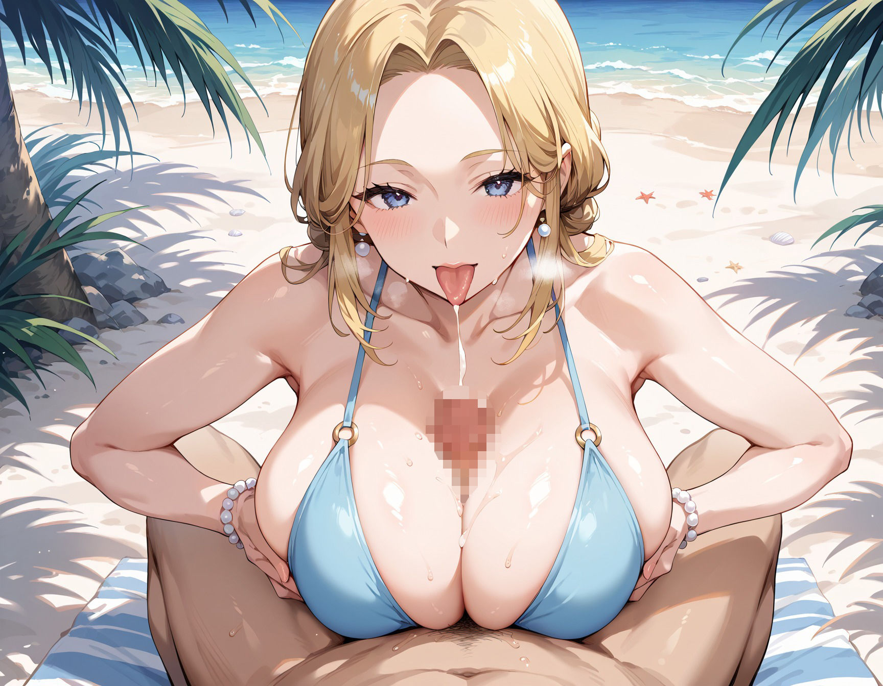 淫乱ヤリ目だらけの人妻セックスビーチ 画像7