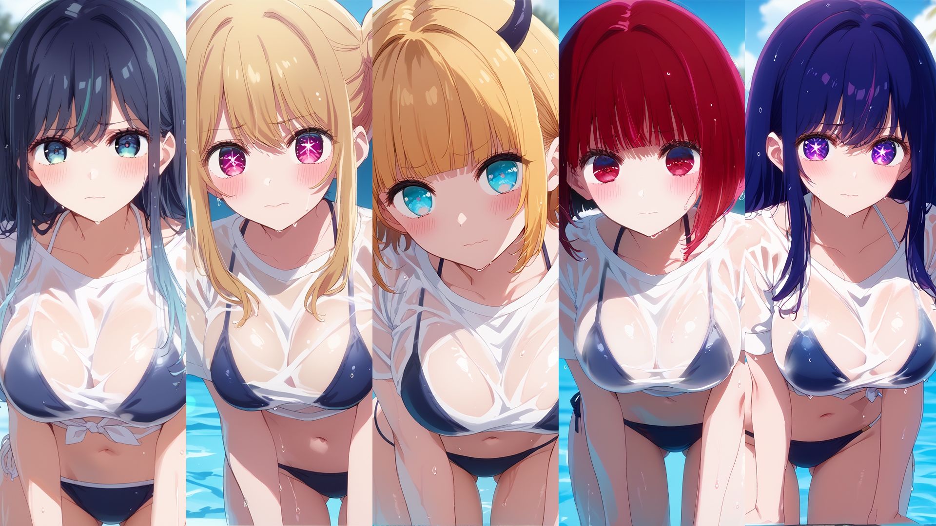 サンプル画像1:濡れT水着がエロすぎた  推〇の子ver(kawa) [d_643050]