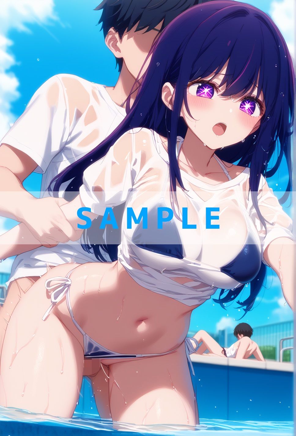 サンプル画像4:濡れT水着がエロすぎた  推〇の子ver(kawa) [d_643050]