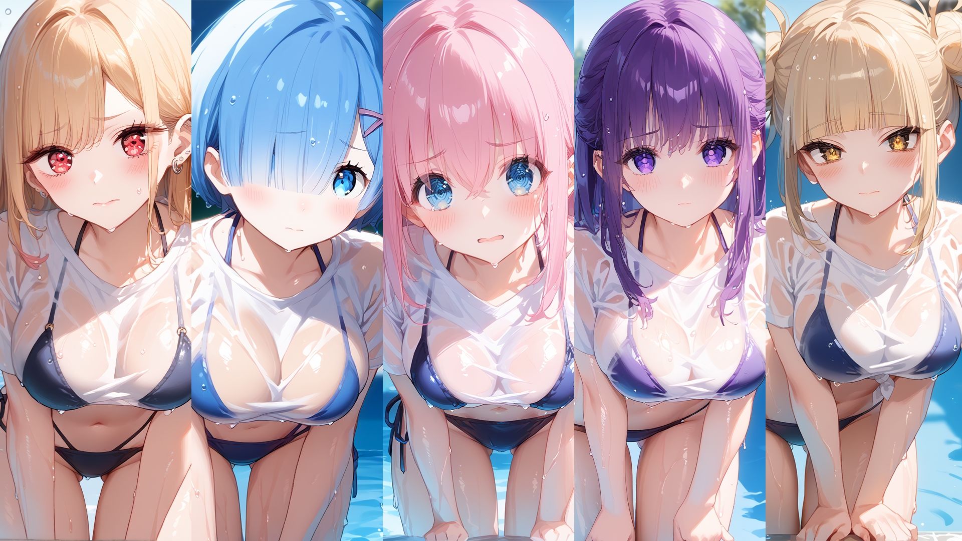 サンプル画像1:濡れT水着がエロすぎた  詰め合わせ 1」(kawa) [d_643072]