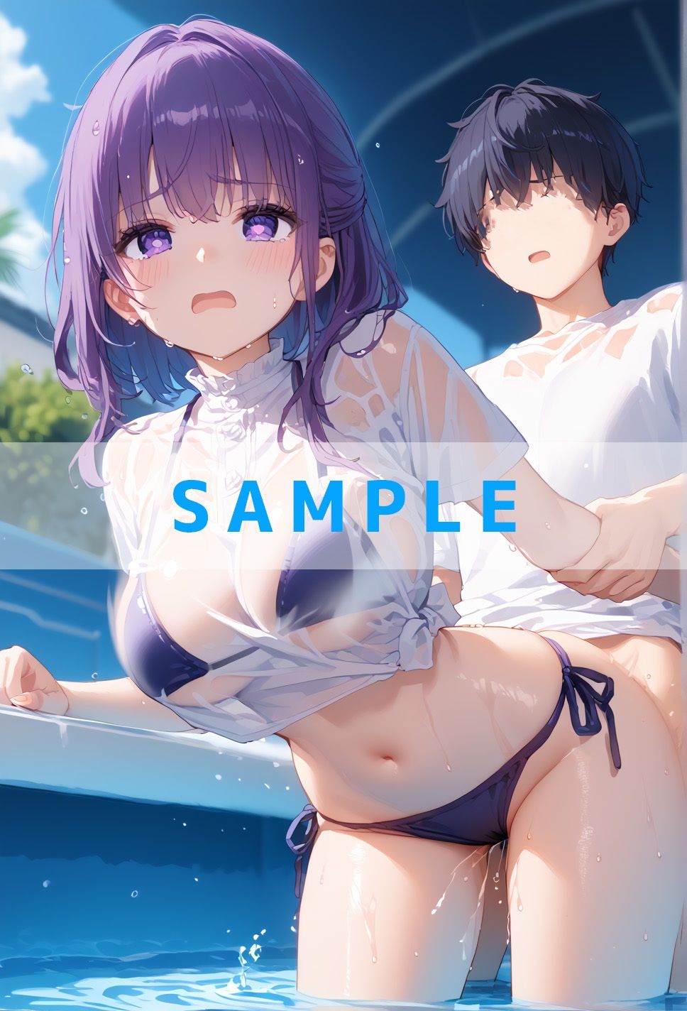 サンプル画像4:濡れT水着がエロすぎた  詰め合わせ 1」(kawa) [d_643072]