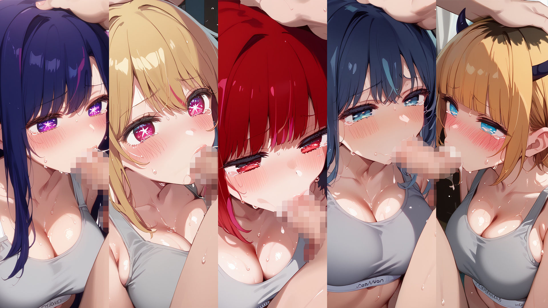 サンプル画像2:汗だくスポブラえっち 推〇の子ver(kawa) [d_643093]