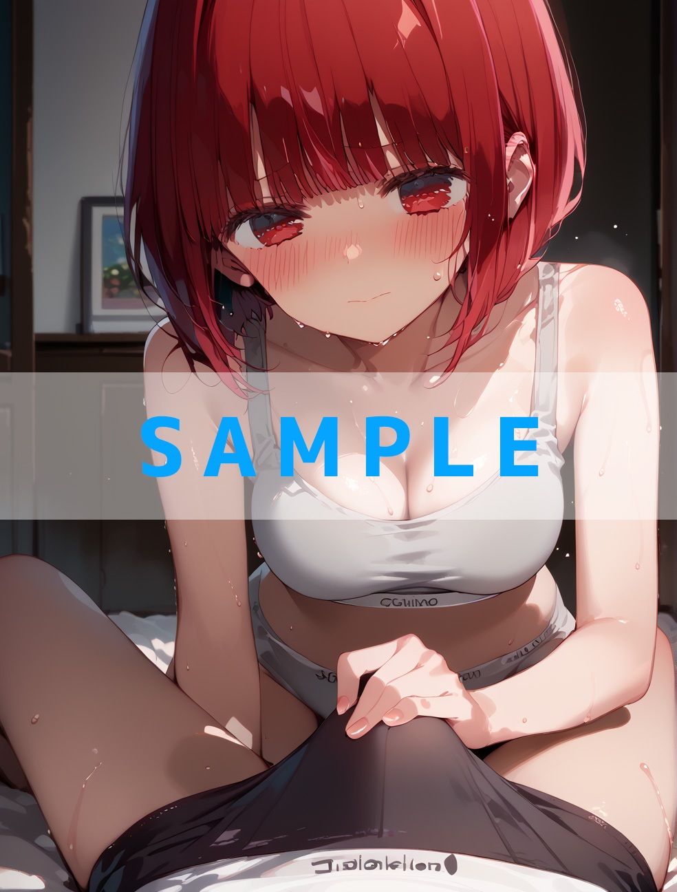 サンプル画像3:汗だくスポブラえっち 推〇の子ver(kawa) [d_643093]