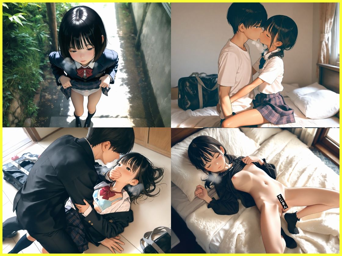 サンプル画像5:女子校生と兄とおじ(美女紹介所) [d_643292]