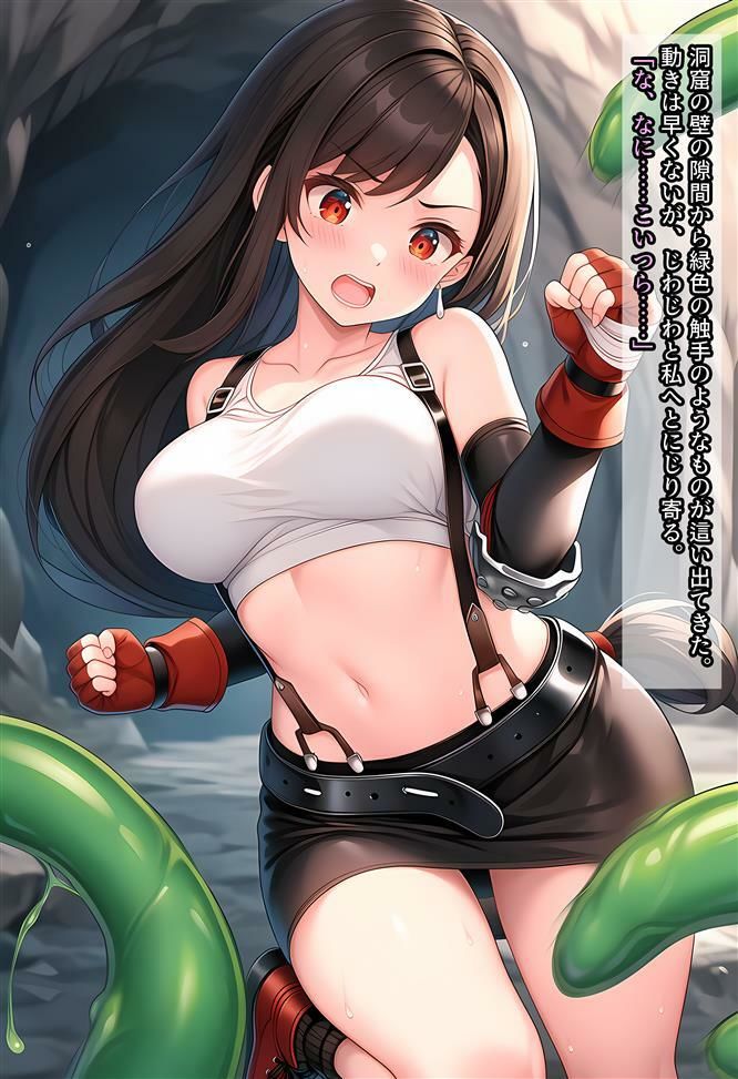 ティファちゃんが触手にヤラれる話 画像2