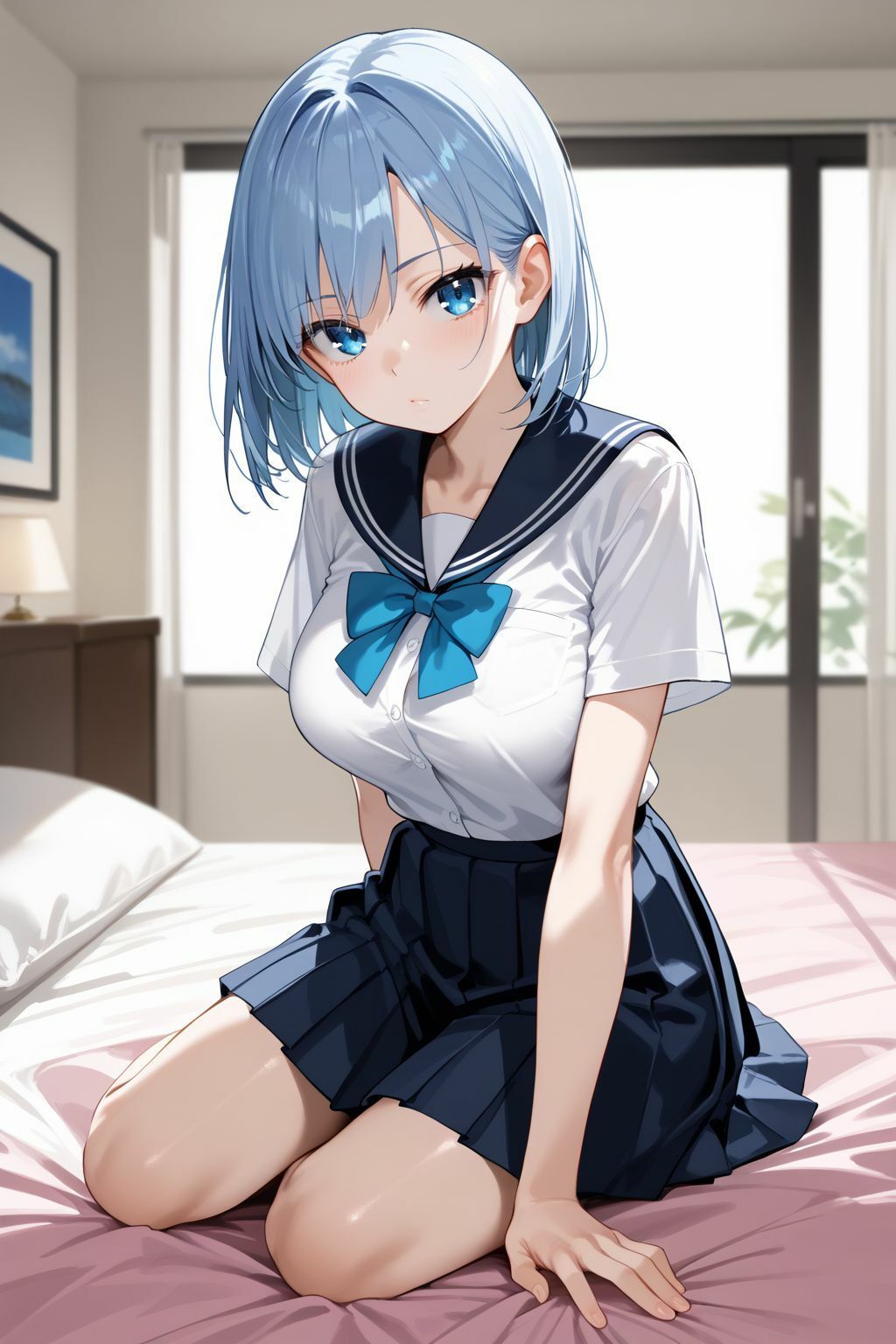 全力妄想！！ 夏休みがヒマすぎたので…夢の中で、クラスの可愛い女子とヤリまくっただけの話。 サンプル画像 5