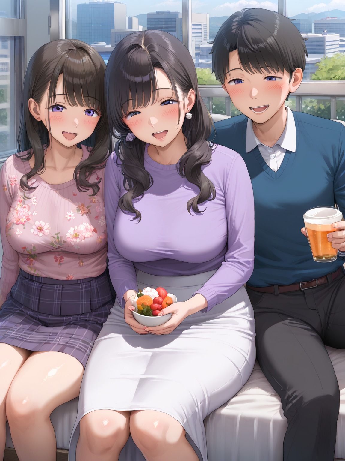 サンプル画像1:甘くて淫らなご近所関係-彼女たちは誰のもの？-(みずいろマリン) [d_643322]