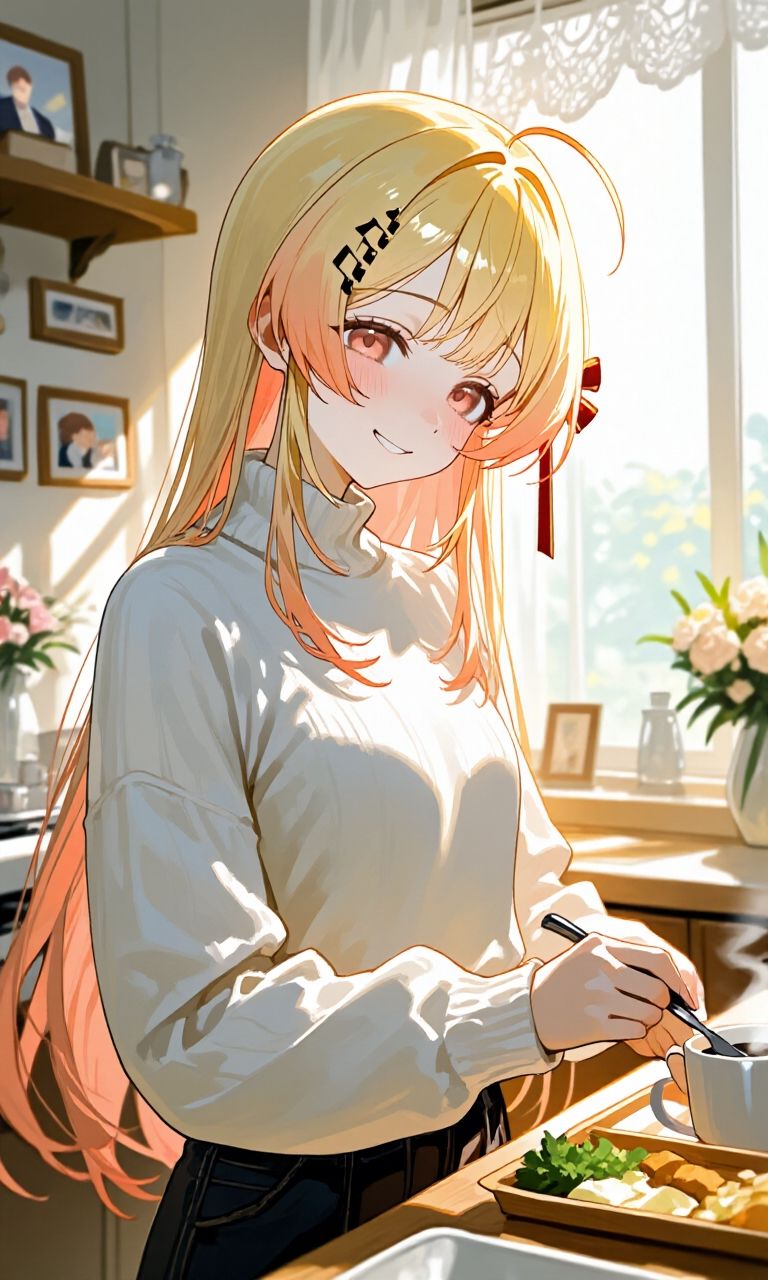 サンプル画像1:音◯瀬奏との新婚生活(妄想空間) [d_643343]