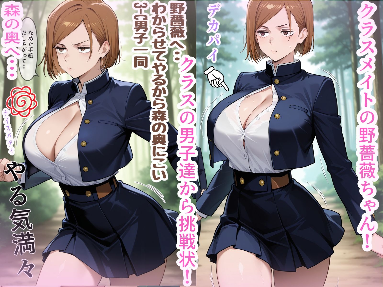 野薔薇ちゃんVS絶倫クラスメイト 画像1