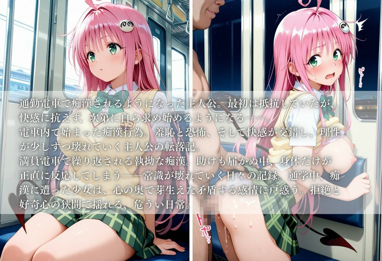 サンプル画像1:【電車痴●】痴●列車〜ララ・サタリン・デビルーク〜(ks) [d_643400]