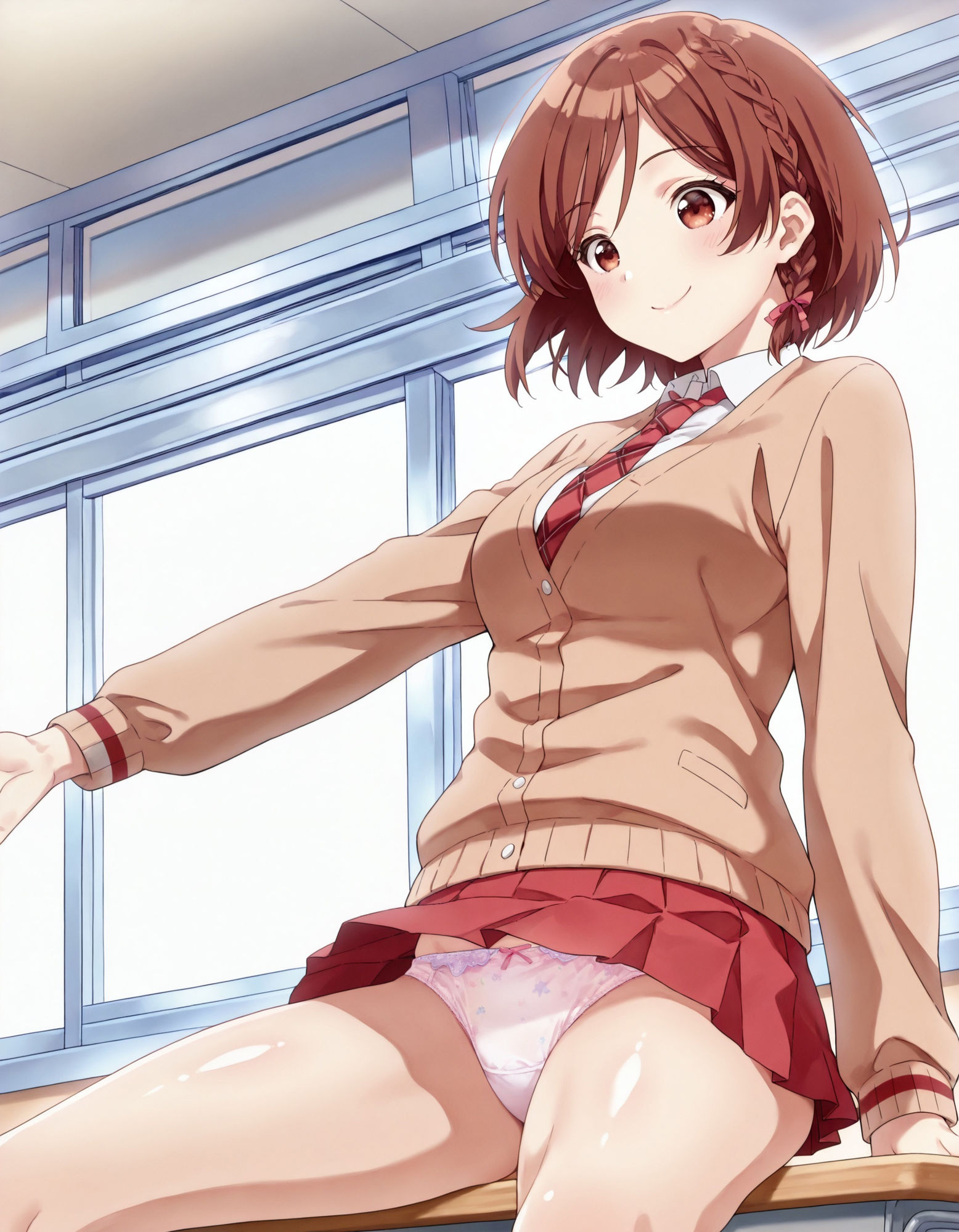 サンプル画像3:桜〇朱音のパンチラ〜制服編(D.P.H.) [d_643497]