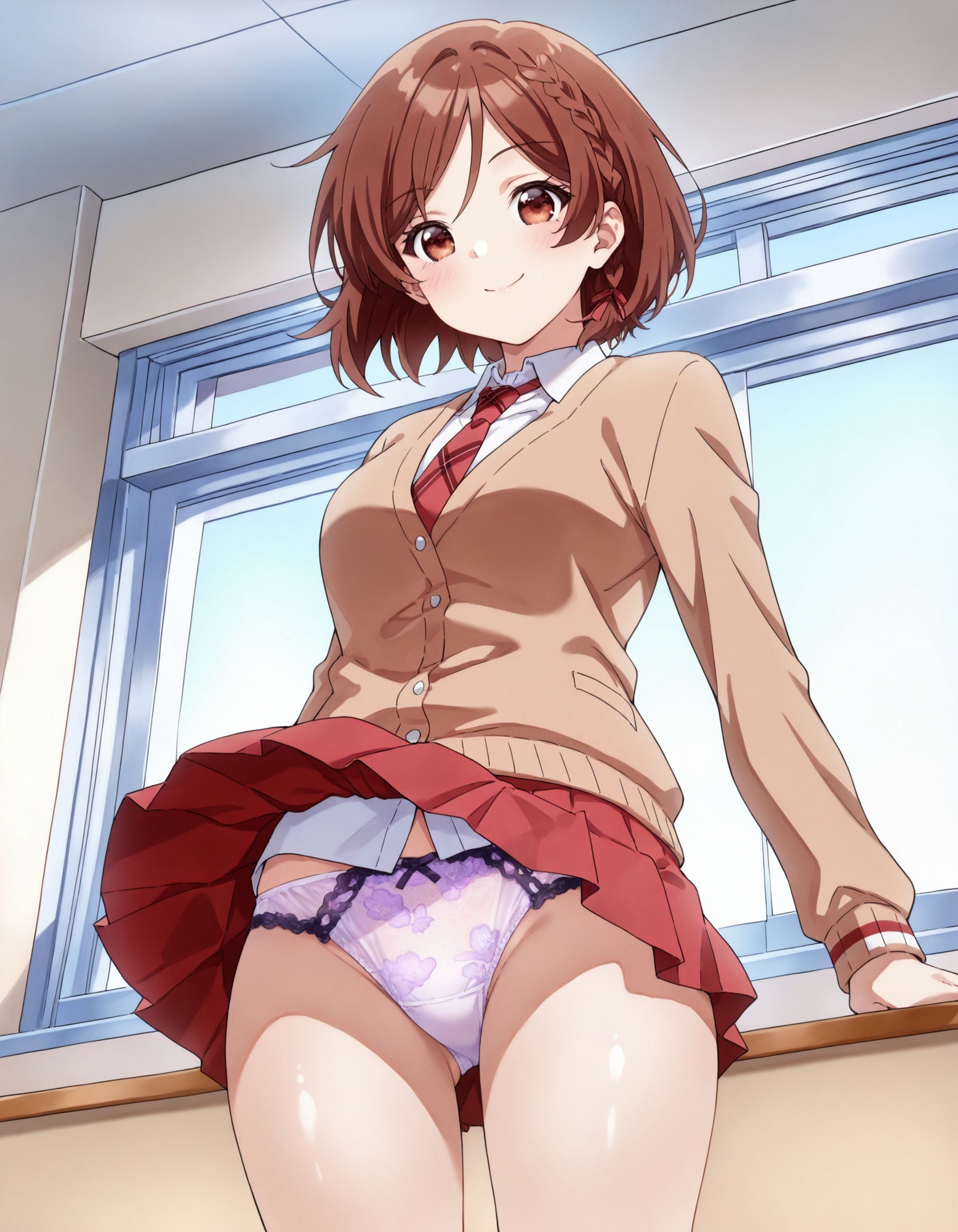 サンプル画像6:桜〇朱音のパンチラ〜制服編(D.P.H.) [d_643497]