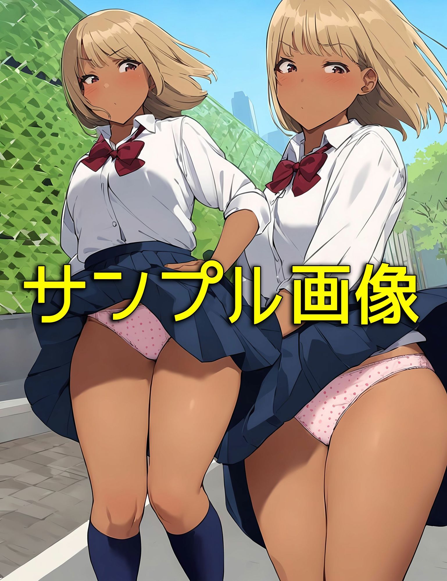 僕はクラスメイト全員の下着が見たい32  ギャルだって強風には弱い編 画像9