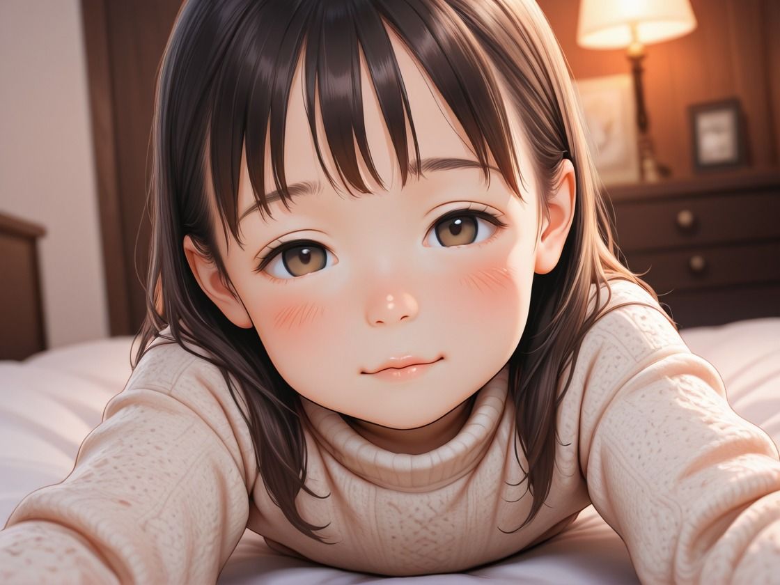 【ぽんぽこたろう】この写真集はAI生成によるフィクションです『おま◯こくぱぁ パイパンま◯こに釘付け!つるぺた性奴●』1