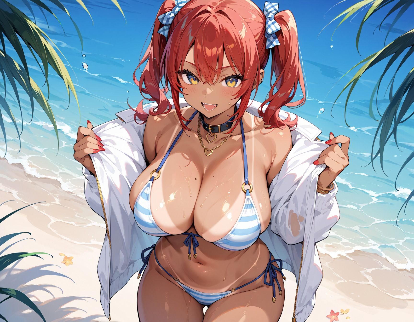 サンプル画像1:【高画質画像集】ご奉仕性処理爆乳ビキニギャルズ(東京ギャル工房) [d_643610]