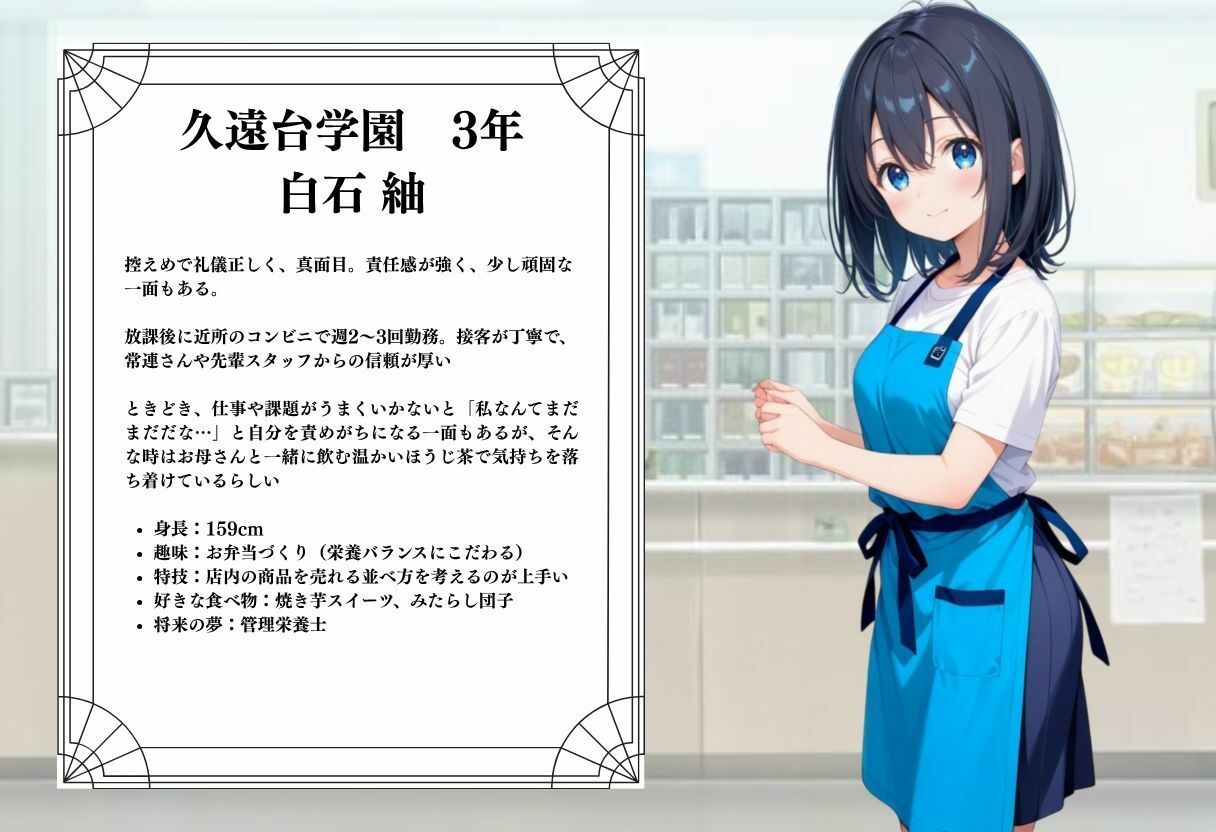 透視メガネ コンビニバイト編 〜白石紬〜 画像1