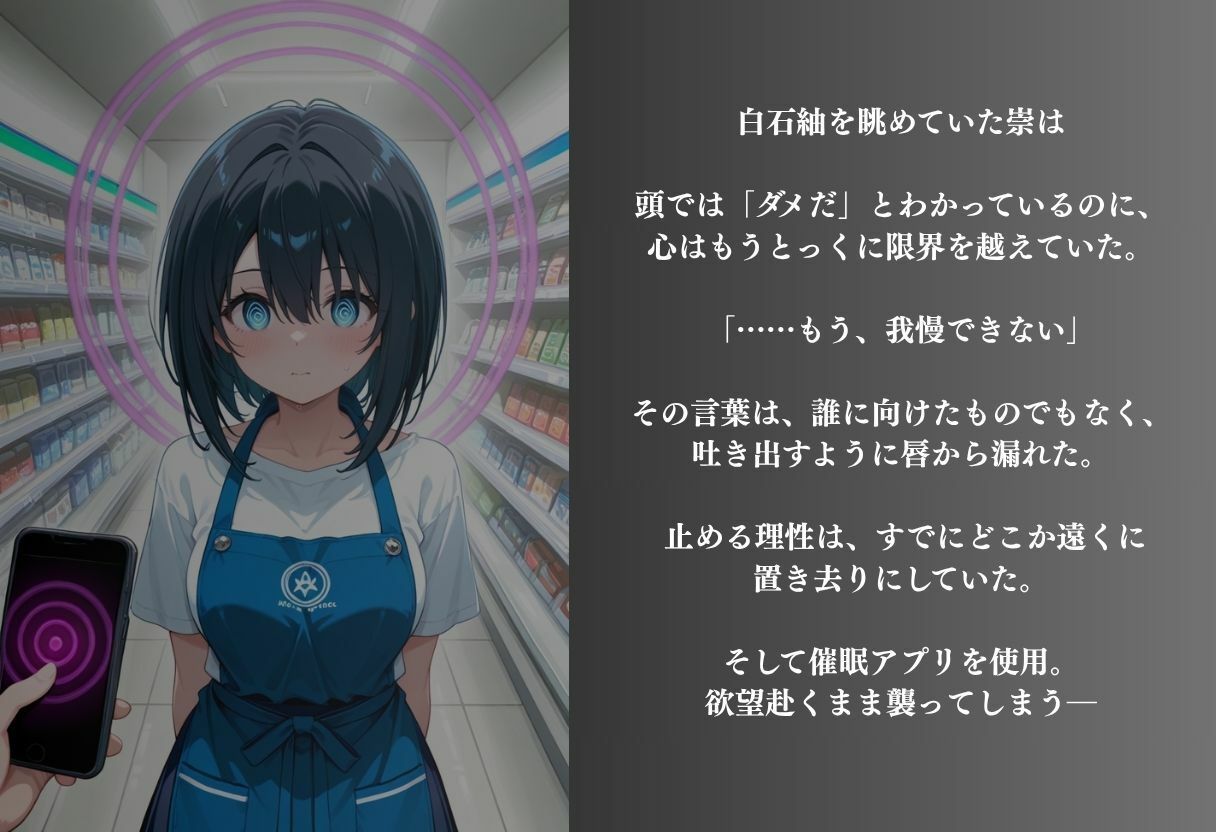 サンプル画像5:透視メガネ コンビニバイト編 〜白石紬〜(かげつな) [d_643640]