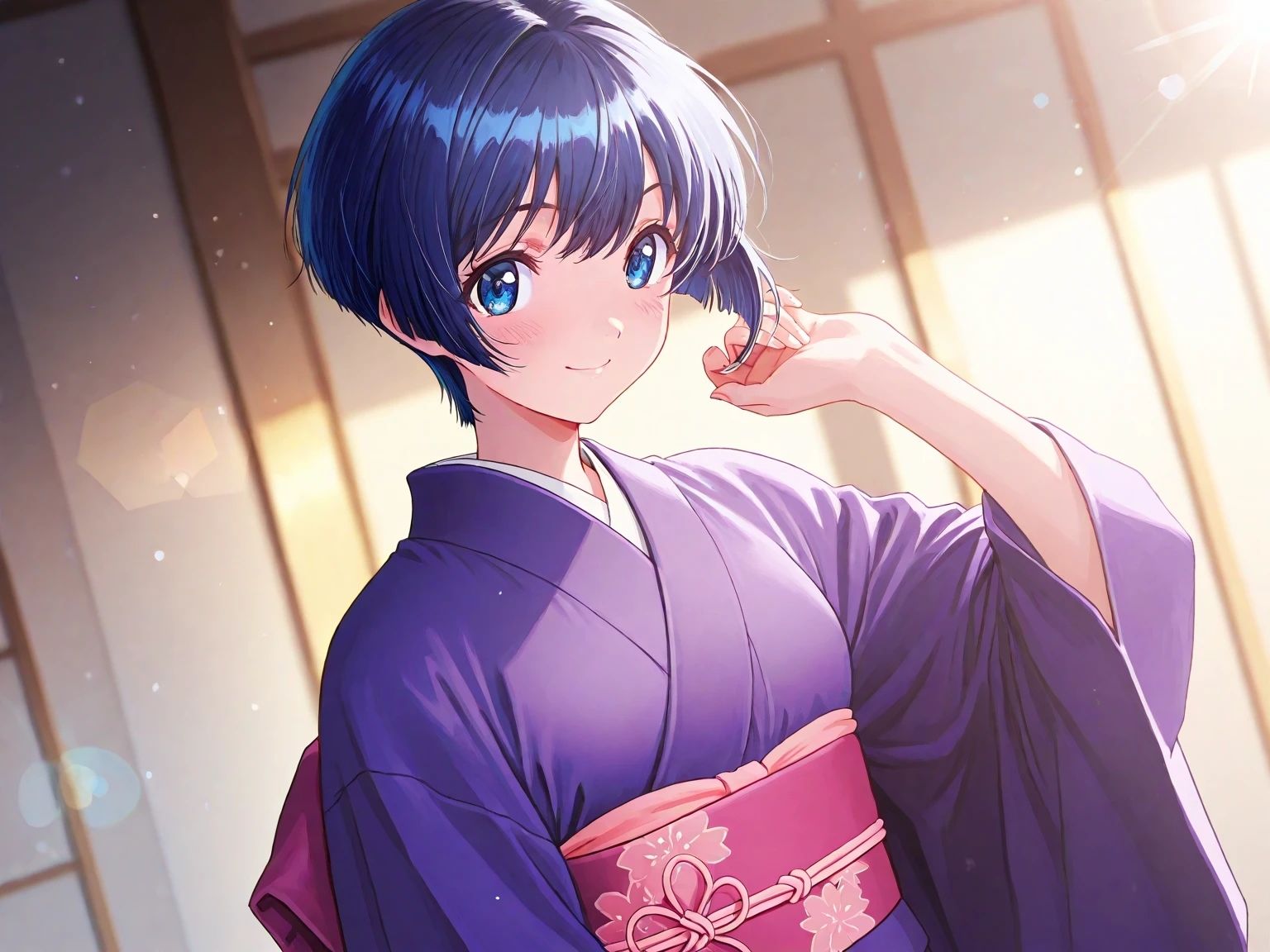 サンプル画像1:AIイラストCG集100 桜〇葵、秘密のアルバイト(ドンガラAI美少女イラスト支部) [d_643680]