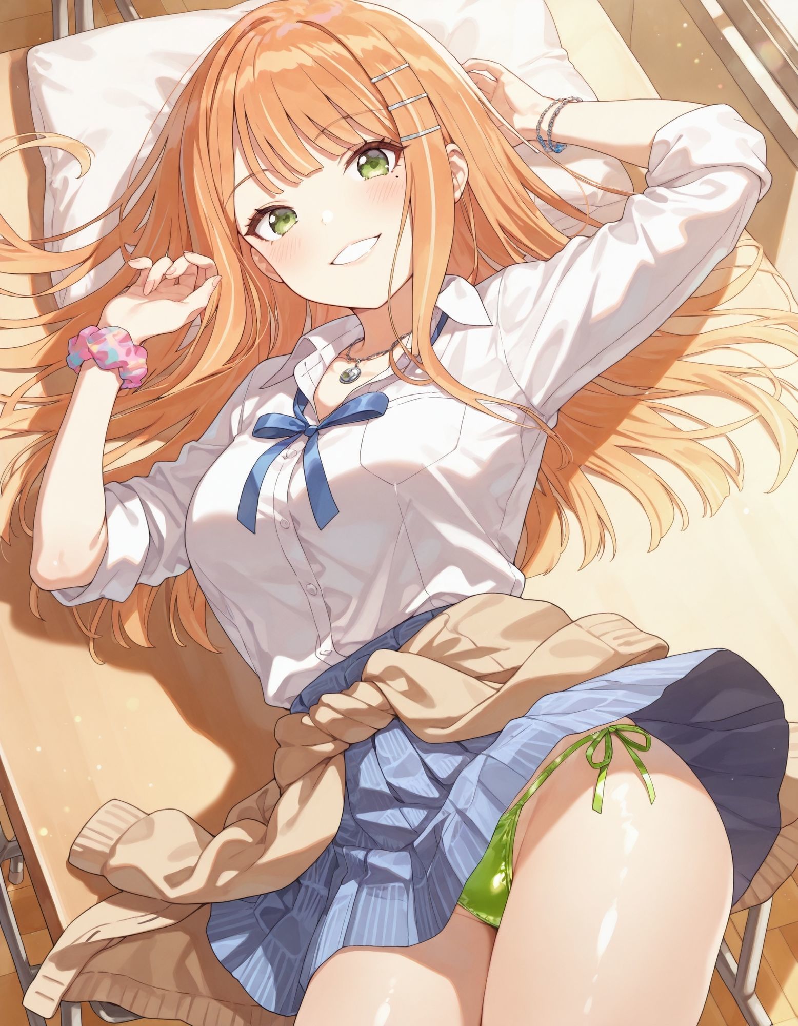 紫〇清夏のパンチラ〜制服編〜 画像1