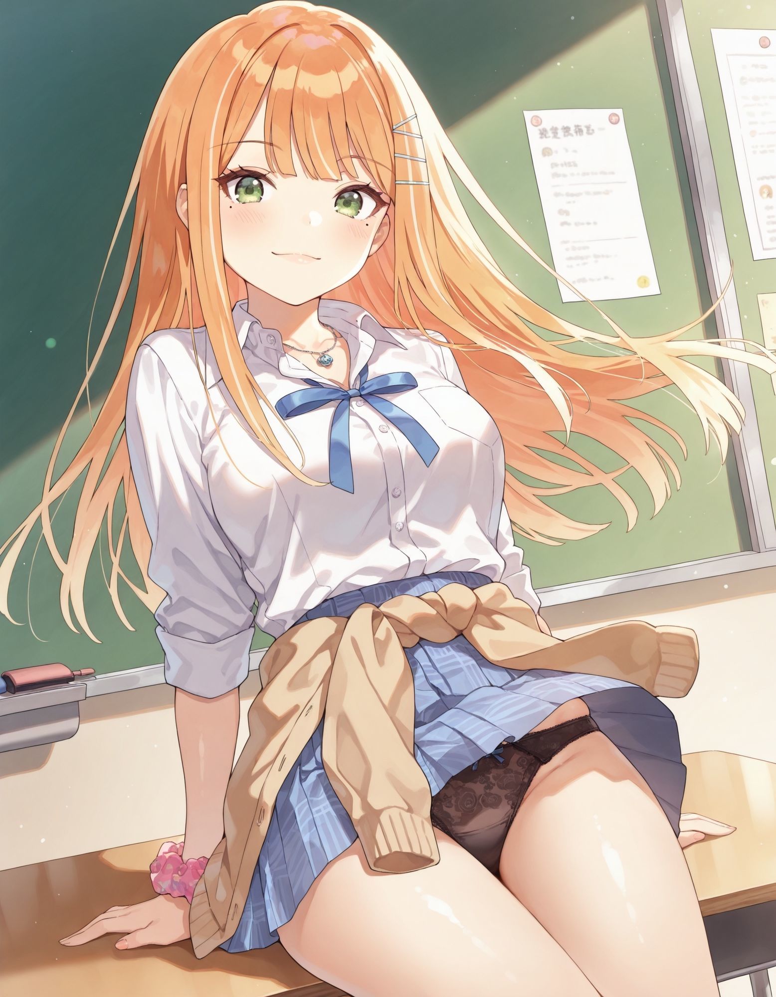 サンプル画像6:紫〇清夏のパンチラ〜制服編〜(D.P.H.) [d_643748]