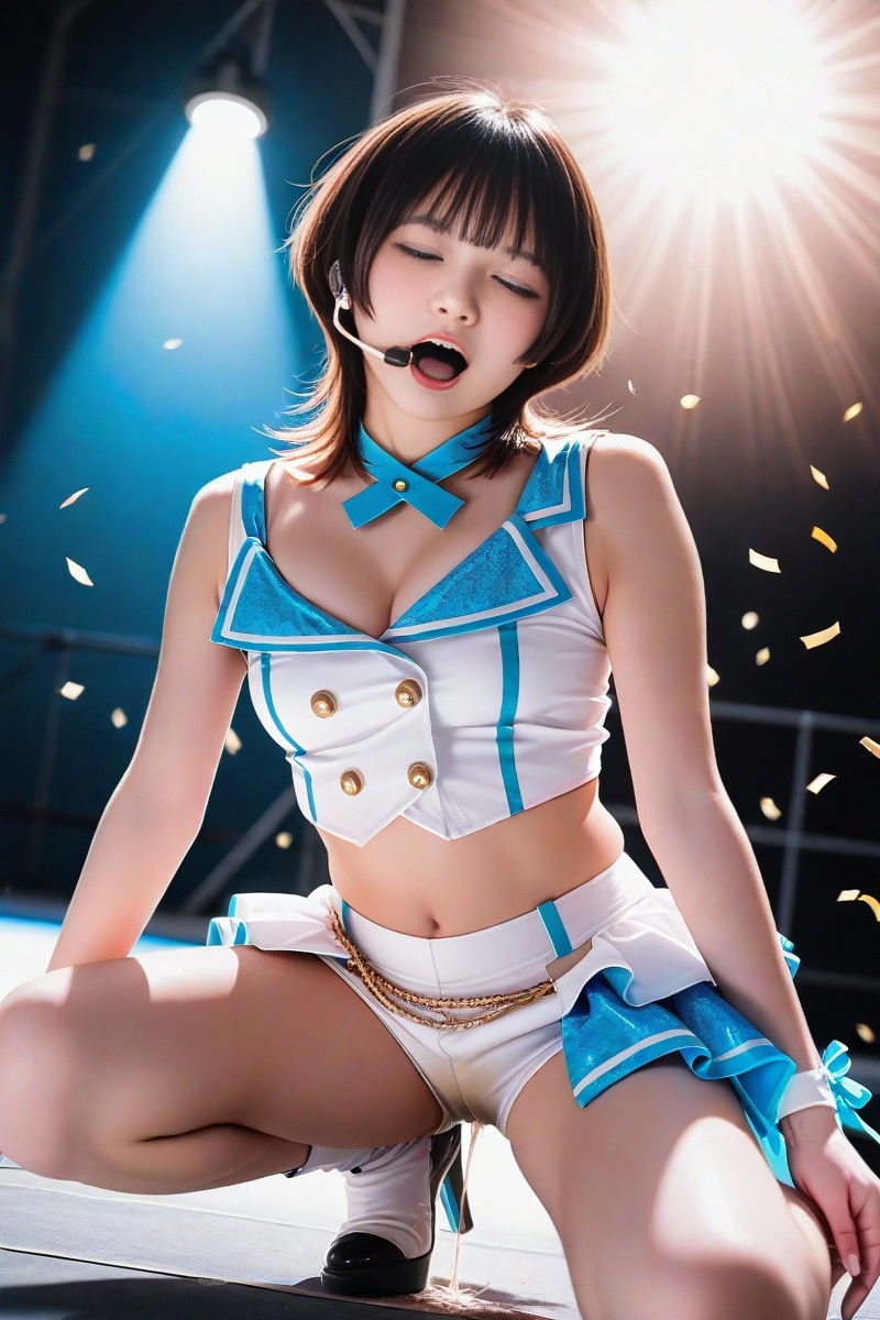 サンプル画像3:我慢できなかったアイドル 静止画版(P-AI planning) [d_643758]