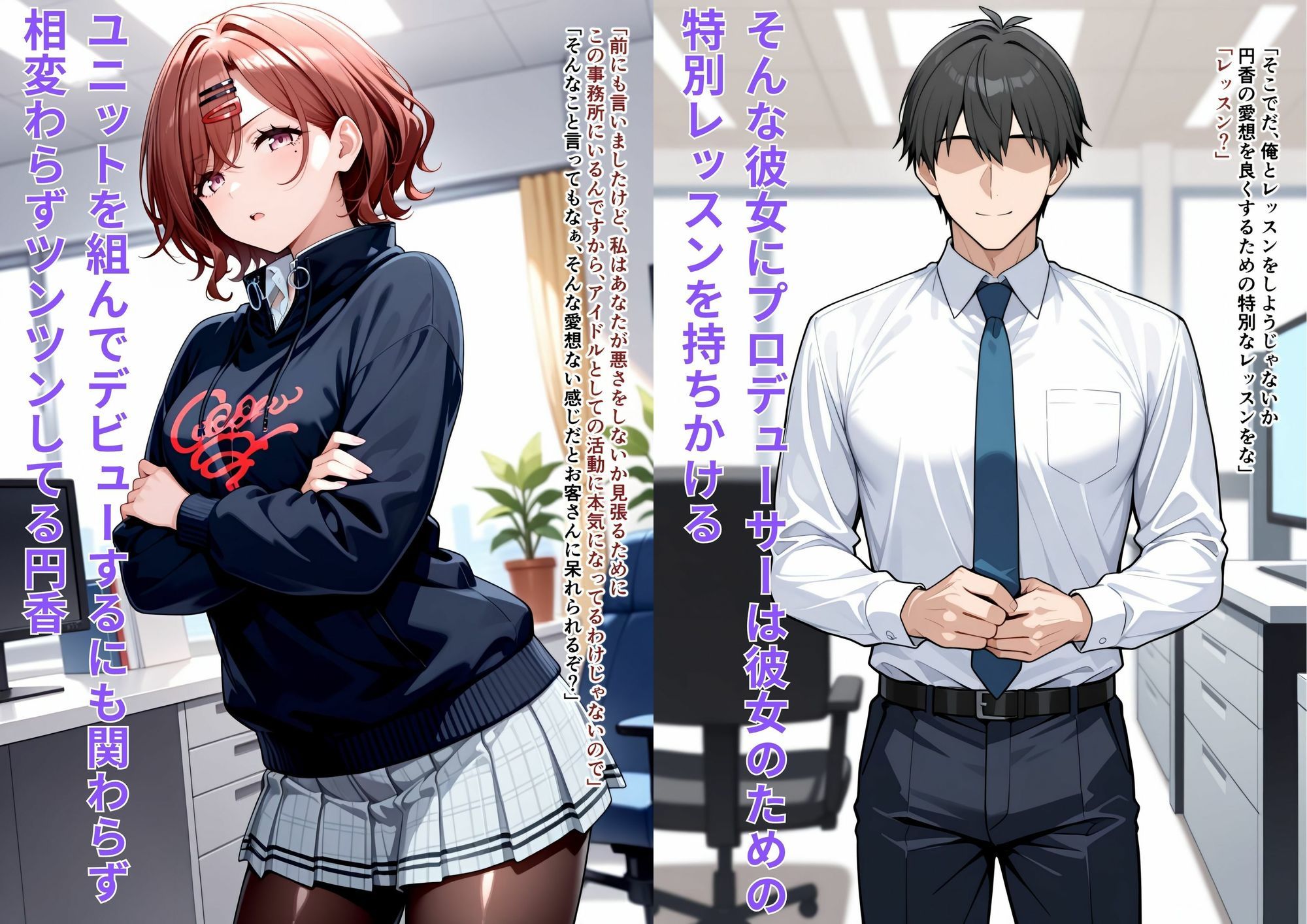 サンプル画像1:冷たい彼女専用の特別レッスン(はやふ) [d_643800]