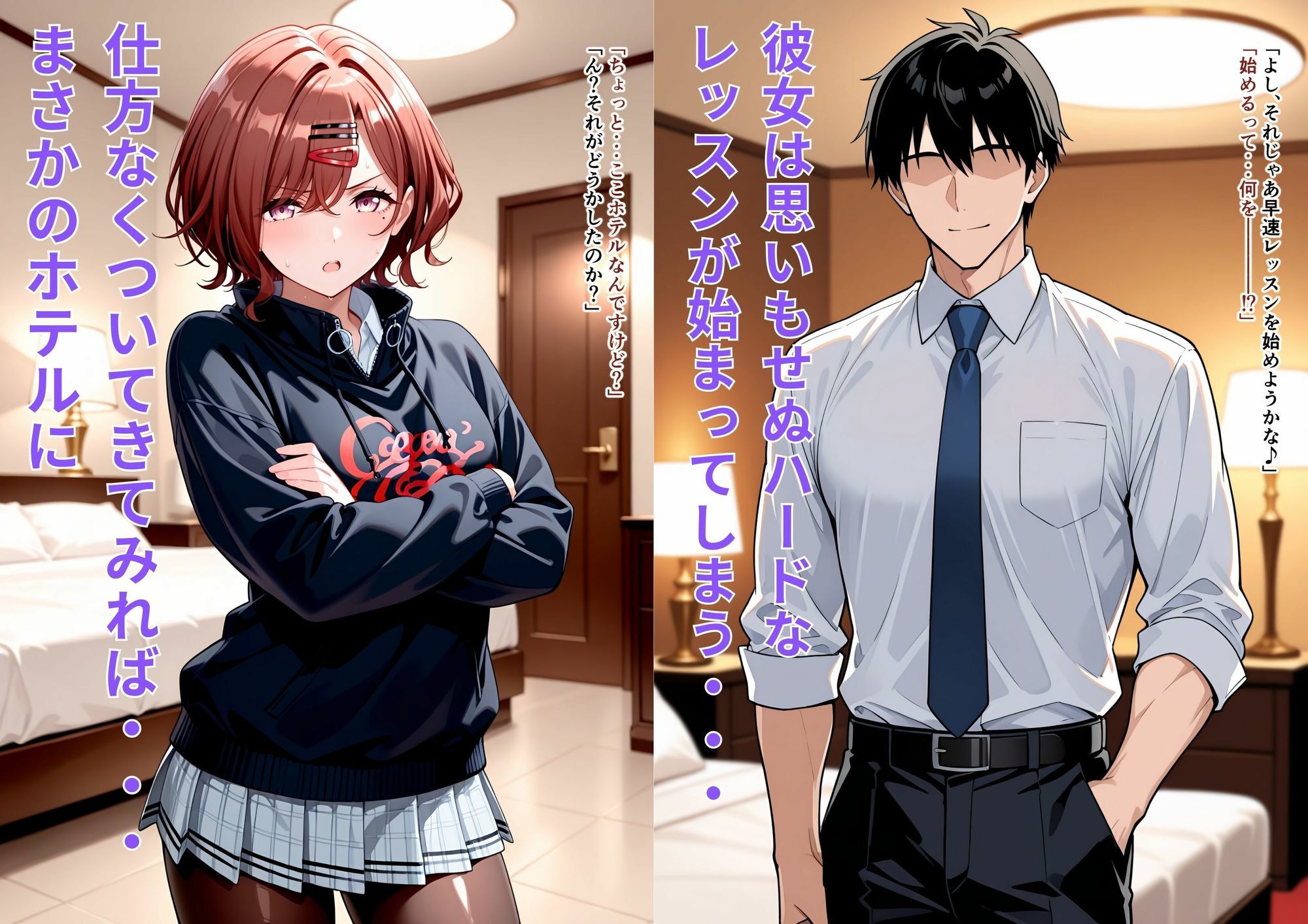 サンプル画像2:冷たい彼女専用の特別レッスン(はやふ) [d_643800]