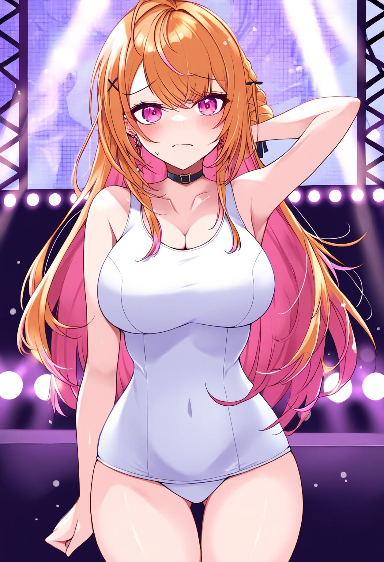 サンプル画像5:【買い切り版】バーチャル衣装故障で羞恥莉々華（English translation included）(しそぱろ@SISO_r18) [d_643856]