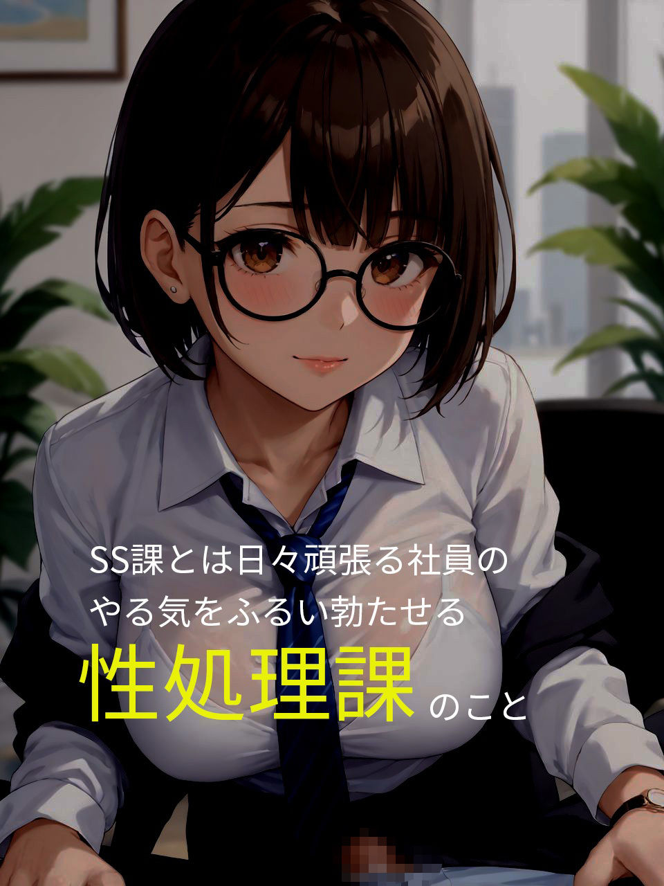 サンプル画像4:あなたのやる気勃たせます〜メガネっ娘が体を張って全力ご奉仕(AIこひつじ屋) [d_643892]