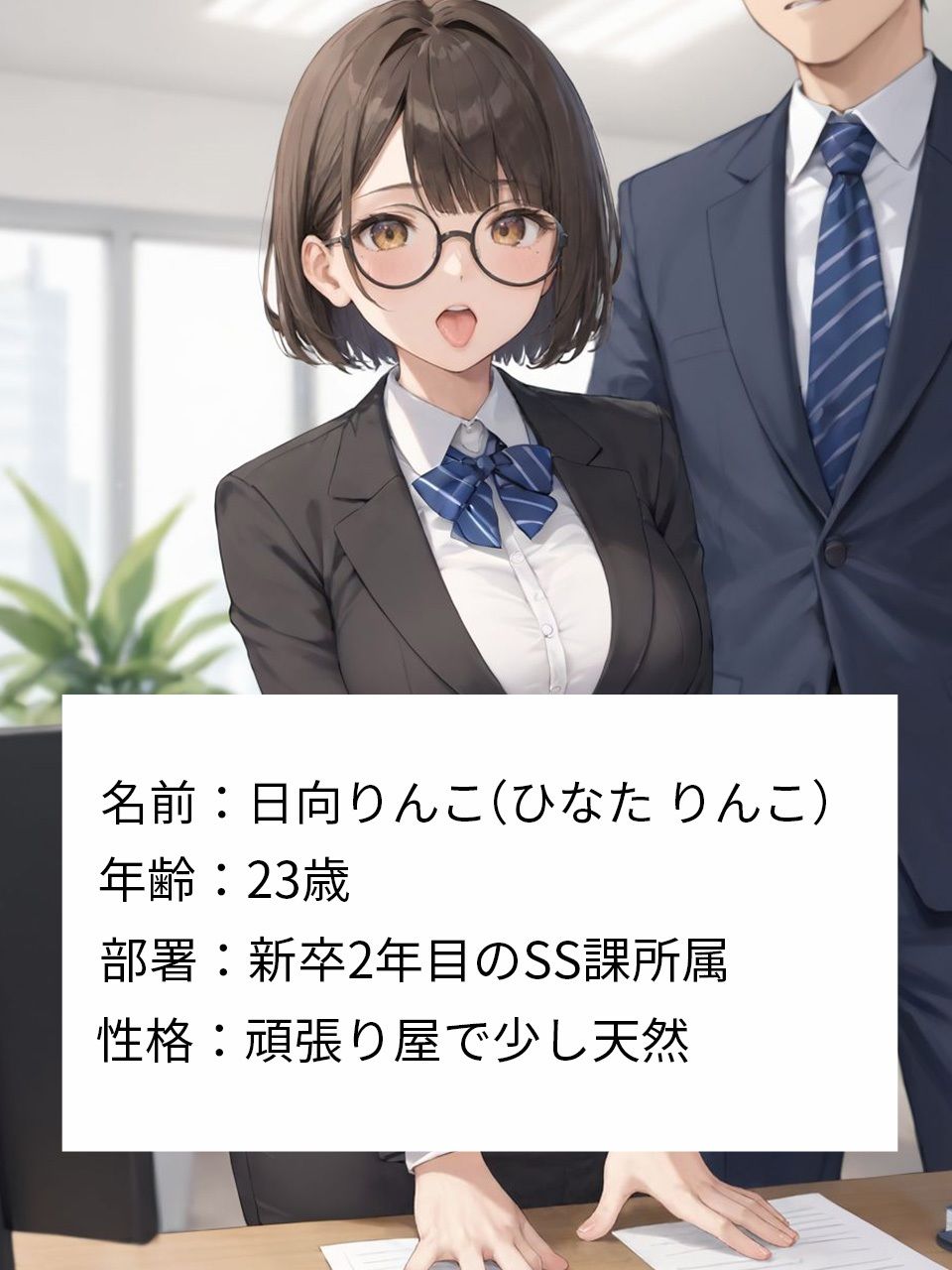 サンプル画像6:あなたのやる気勃たせます〜メガネっ娘が体を張って全力ご奉仕(AIこひつじ屋) [d_643892]