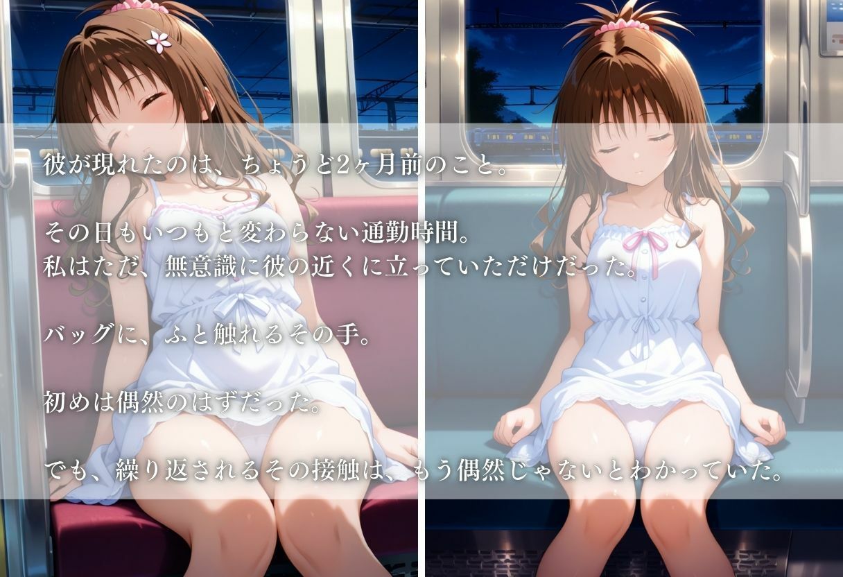 サンプル画像2:電車痴●され、妊娠した件〜結城美柑編〜(REBASE26) [d_643939]