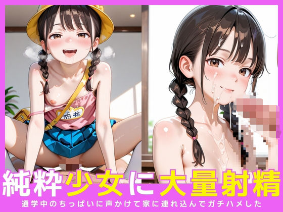 通学中の純粋少女に声かけて家に連れ込んでガチハメして大量射精したの画像