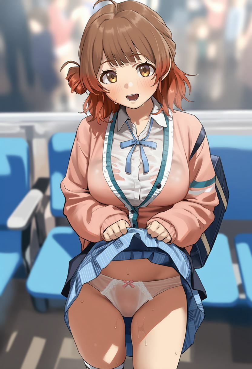 サンプル画像1:花海佑芽 大量ぱんつ【アニメ風】(ちゅりのAI研究所  おぱんつ支部2号) [d_643982]