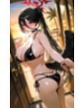 ブルア◯ 水着ハ◯ミがエロすぎたのでパンパンするイラスト集〜おまけ付き〜