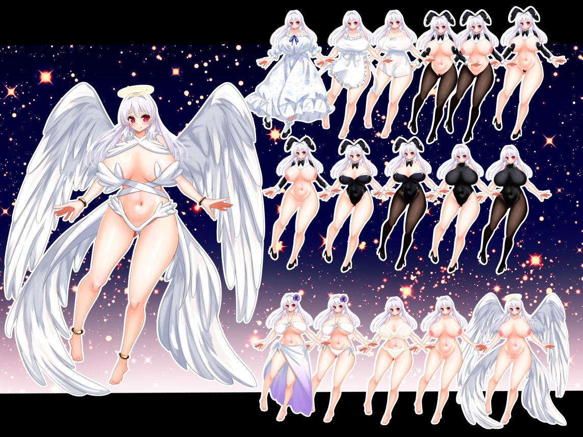 サンプル画像4:立ち絵素材集 ファンタジーキャラ(水の木) [d_644071]