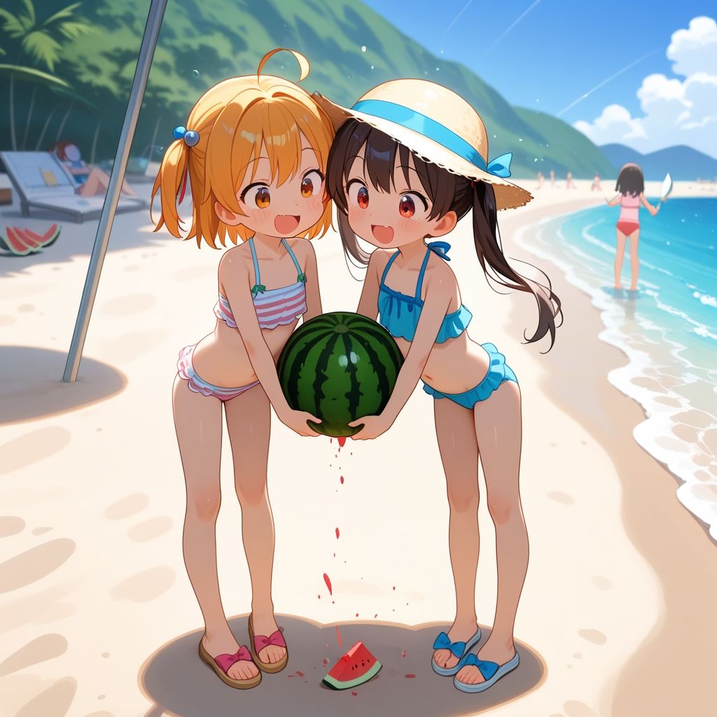 AI美少女50態！ロリっ娘集合！ サンプル画像 3