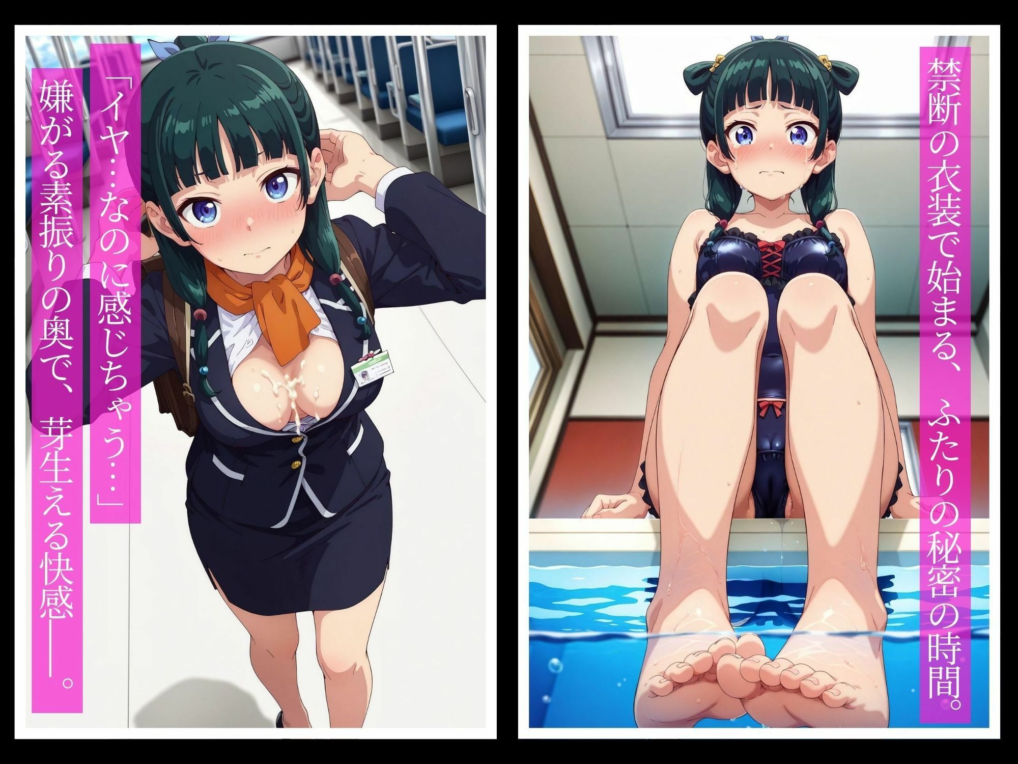 サンプル画像2:快感コスプレ部屋〜嫌がる彼女に着せてヤったら、何度もイッた〜 猫◯編(堕コスヒロインズ♪) [d_644297]