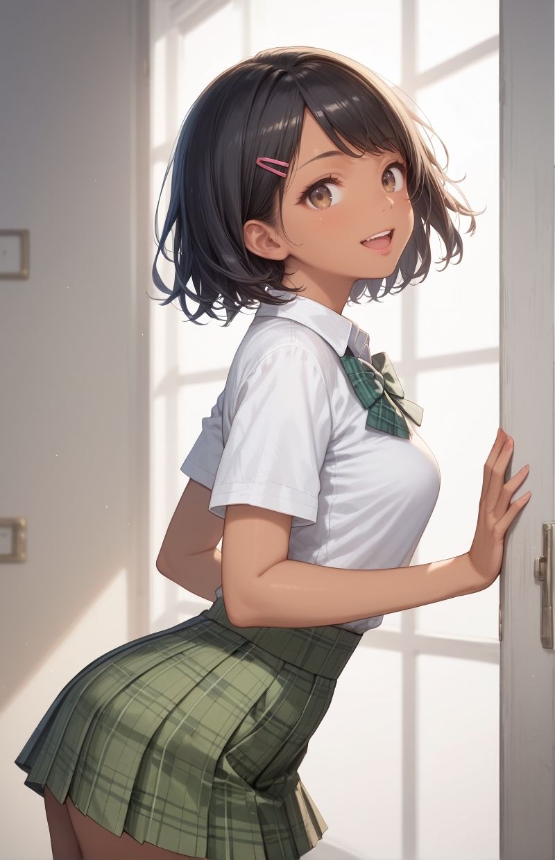 サンプル画像1:グラビア＆裏画像 JKアイドル 成宮れい(AIらぼんぬ) [d_644364]