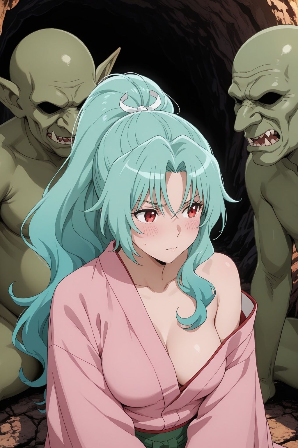 サンプル画像3:性獣ゴブリンに捕らわれたツキミチ深● 巴(ゴブリンの大進撃) [d_644423]