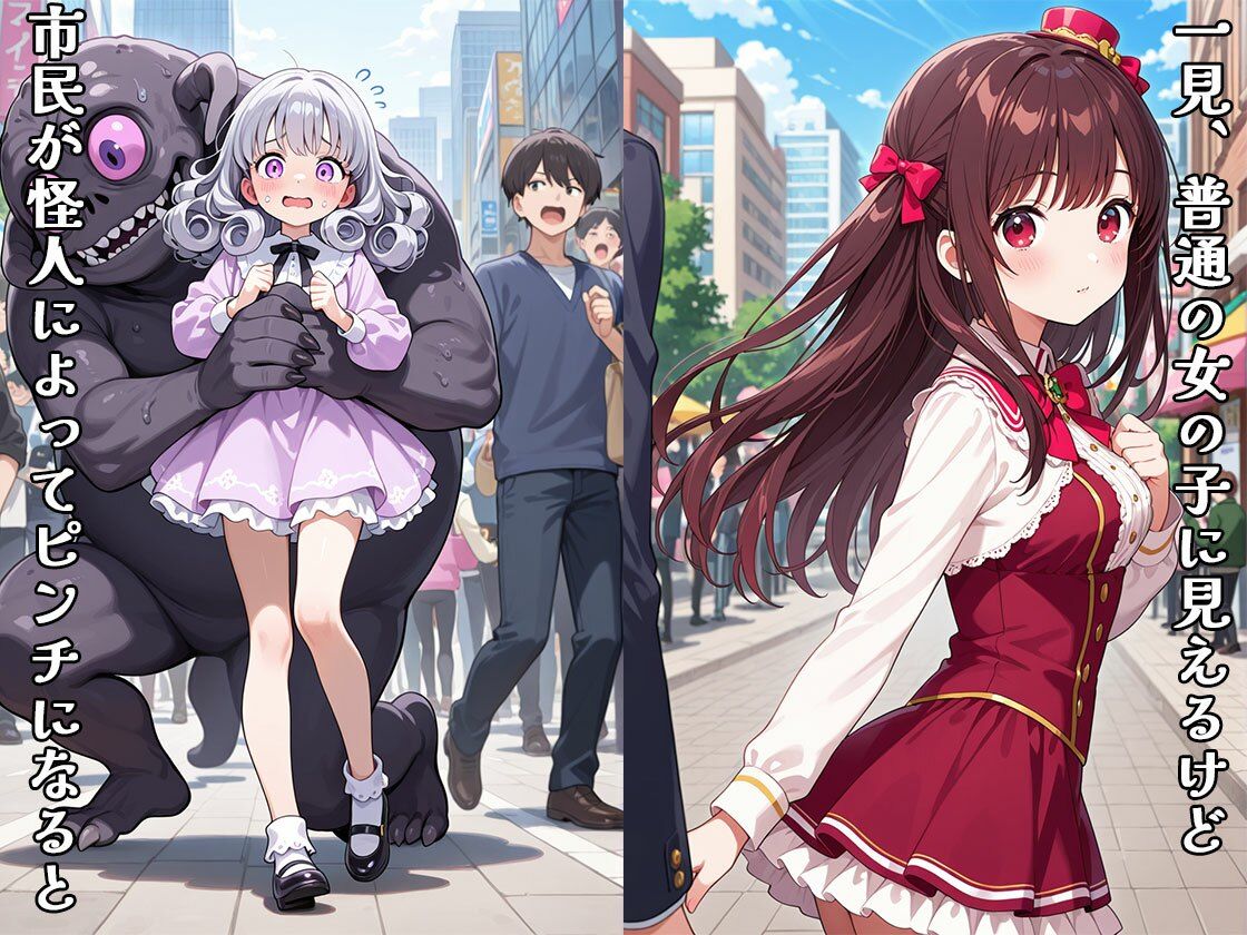 サンプル画像1:変身少女囚われる（CG100枚）(ティッシュのご用意を) [d_644453]