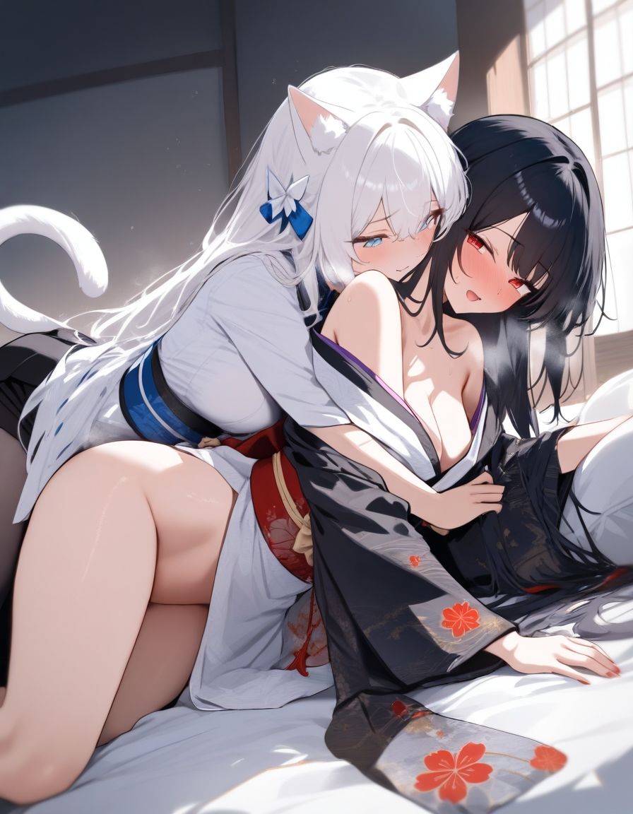 宵猫庵絵巻 〜白猫×黒猫編〜 画像7