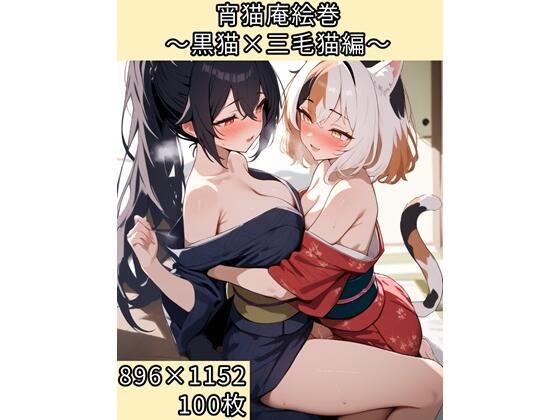 宵猫庵絵巻 〜黒猫×三毛猫編〜【宵猫庵】
